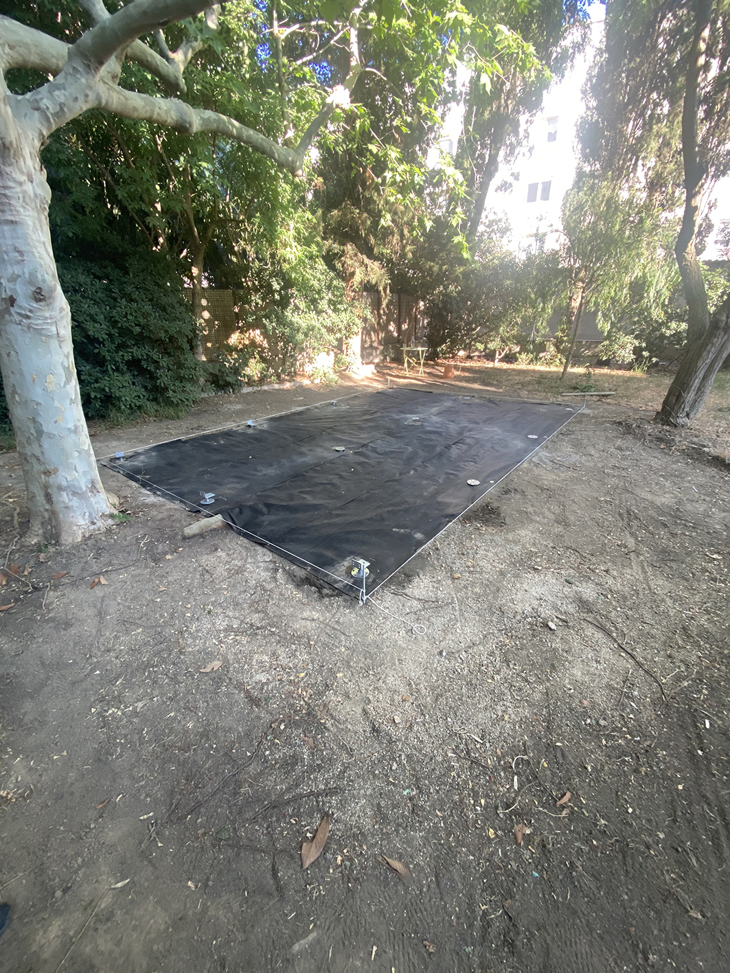 Terrasse en bois Durant les travaux (2)
